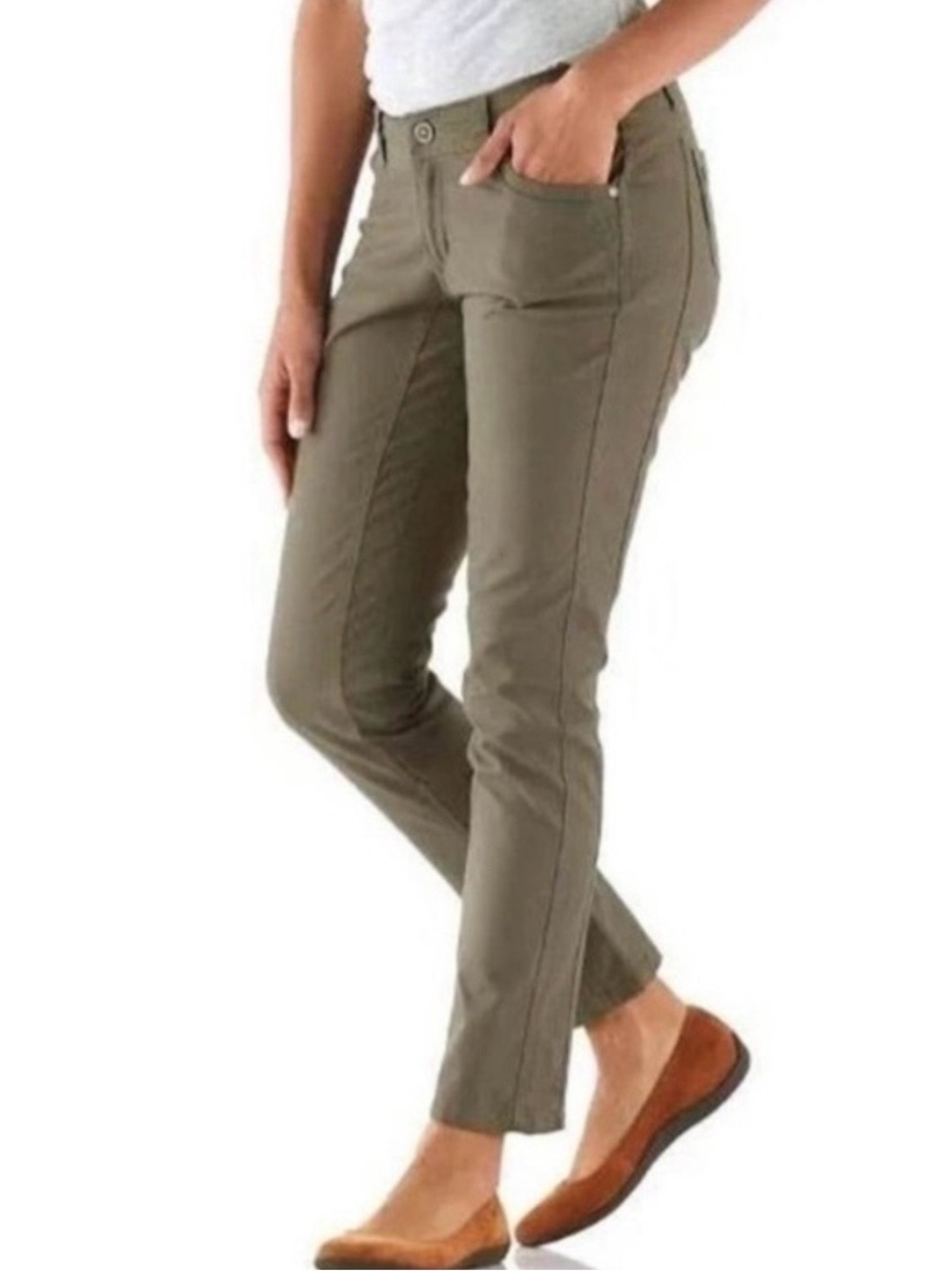 Kuhl Brooke Skinny Women's Outdoors Hiking Pants, 2 Regular, Sage Green